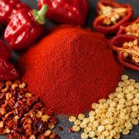 Poudre de poivron rouge naturel pur, à mailles fines, de qualité alimentaire pour la transformation alimentaire