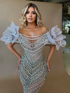 Personalizado <span class=keywords><strong>cielo</strong></span> <span class=keywords><strong>azul</strong></span> rebordear vestidos <span class=keywords><strong>De</strong></span> graduación Oriente Medio africano 3D flores <span class=keywords><strong>vestido</strong></span> <span class=keywords><strong>De</strong></span> noche batas <span class=keywords><strong>De</strong></span> noche <span class=keywords><strong>vestido</strong></span> <span class=keywords><strong>De</strong></span> <span class=keywords><strong>fiesta</strong></span> <span class=keywords><strong>De</strong></span> boda <span class=keywords><strong>largo</strong></span> - Product Image 4