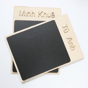 Offre Spéciale fait à la main en bois artisanat cadeau boîte de rangement Vietnam plaques signalétiques personnalisées tableaux noirs perles décoration pour noël poli - Product Image 4