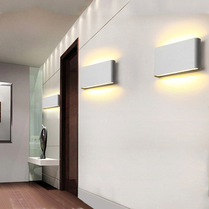 Modern Square Bedroom LED Light Aluminum Wall-Mounted Waterproof Wall <b>Lamp</b> <b>Touch</b> Control Dimmable 3-Year Warranty 50000 Hours - Product Image 4