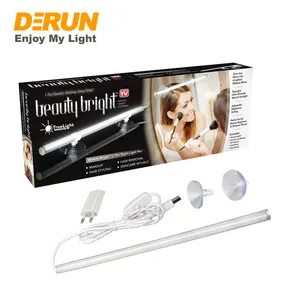 Moderno fácil de instalar portátil regulable baño belleza luz Kit maquillaje Led espejo iluminación tubo, lámpara-belleza