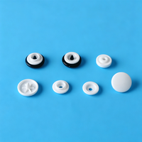 Offre Spéciale – Boutons-pression ronds en plastique à dos plat, écologiques et sans nickel, modèles 1717 T3 T5 T8, avec fermeture pour vêtements et sacs en PVC