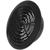 Cache de ventilation intérieur réglable pour système CVC, diffuseur rond détachable en ABS, grille d'aération en plastique pour air frais