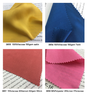Fabbrica cinese non tessuto <span class=keywords><strong>eco</strong></span> <span class=keywords><strong>friendly</strong></span> tessuti 187gsm 34% rayon41 % viscose25 % tessuto di lino per il vestito per abbigliamento per la camicia per pigiami - Product Image 5