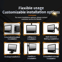 Computadora Industrial Integrada con Escáner QR 2D de 15.6 Pulgadas, Panel Táctil Capacitivo Resistente al Agua IP65, Todo en Uno