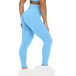 Leggings Personalizados para Mujer, para Fitness, Gimnasio, Yoga, Cintura Elástica sin Costuras, Estiramiento en Cuatro Direcciones, Tallas Grandes, Hechos en Pakistán - Product Image 1