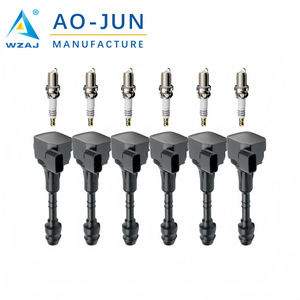 Ignition Coil Assembly UF349 22448-8J115 Spark <b>Plugs</b> For Nissan V6 3.5L 4.0L Engines - Product Image 2