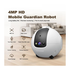<b>Smart</b> Automatic Dog Pet Monitor Robot Toy Classic Plastic <b>WiFi</b> Security <b>Camera</b> with Laser Exercise Companion - Product Image 2