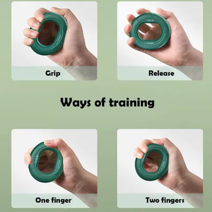 Silicone Grip <b>Ring</b> Hand Exerciser Arm Finger Strength Training <b>Ring</b> Fitness Rehabilitation Workout Tool for Adults <b>Kids</b> Students - Product Image 3