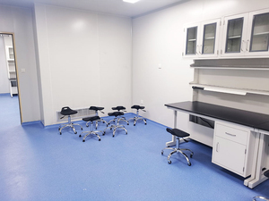 Trắng hóa học phòng thí nghiệm đồ nội thất phòng thí nghiệm bàn làm việc với tường tủ phòng thí nghiệm băng ghế dự bị Modular Máy Trạm - Product Image 5