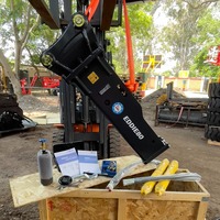 EDDIE80 Nouveaux marteaux hydrauliques pour chargeuses-pelleteuses de 6 à 9 tonnes