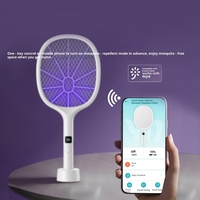 Raquette anti-moustiques intelligente Yanmi compatible avec l'application Mi Home, 2-en-1, électrique, rechargeable par USB, machine à tuer les moustiques