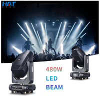 CHAPEAU 2024 Nouveau design 480w CMY tête mobile LED faisceau lumineux 480w 3in1 faisceau Spot lavage tête mobile lumière Dj fête mariage lumière