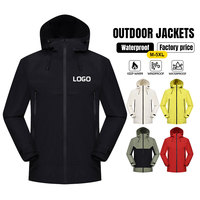 Chaqueta de Hombre Recién Llegada, Resistente al Agua, con Cierre, Deportiva, Cortavientos, para Exteriores, Ligera, para Empleados de Empresa