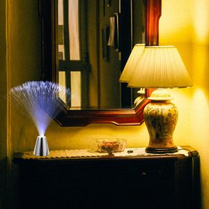 <span class=keywords><strong>Illuminazione</strong></span> Decorativa a Fibra Ottica LED Multicolore con Effetto Glaciale, Base Cambia Colore per un'Atmosfera Rilassante, Luce Notturna - Product Image 5