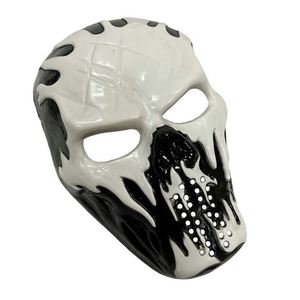 Máscara de Esqueleto Animada con Fuego Fantasma Negro, Accesorios de Decoración para Fiesta de Halloween, Venta al Por Mayor - Product Image 4