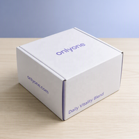 Boîte d'expédition en carton durable personnalisée PR Box pour kit de produits de compléments alimentaires