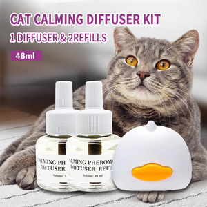 USMILEPET fabrika doğrudan sıvı difüzör kedi sakinleştirici feromon difüzör çatışmaları azaltmaya yardımcı olur kediler için anksiyete stres rahatlatmak - Product Image 4