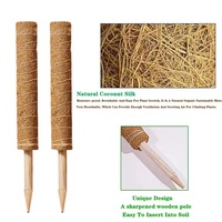 Accessoires pour plantes grimpantes en mousse pour l'intérieur - Poteaux en mousse empilables, supports pour plantes, piquets en mousse
