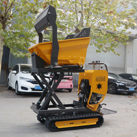 Mini-dumper chenillé multifonctionnel avec livraison gratuite, mini-dumper 500 kg 800 kg, mini-transporteur, camion benne pour la construction