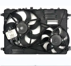 Otomatik AC soğutma yoğuşturucusu Fan motoru araç soğutucu radyatör fanı controland-Rover için OEM LR045248 LR09439 controller0 ile