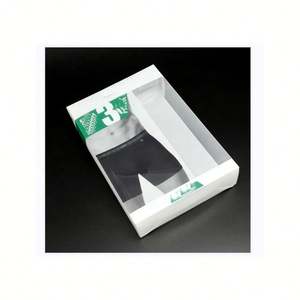 Private Label Folding Clear PP <b>PET</b> PVC Plastic Underwear Panty Packaging Box - Product Image 4