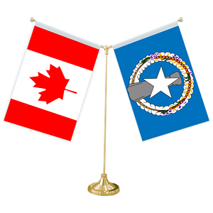 Vendita calda di fabbrica bandiere da tavolo 14x21cm dal Canada e dal nord delle isole <span class=keywords><strong>mariana</strong></span>_per trattative commerciali - Product Image 1