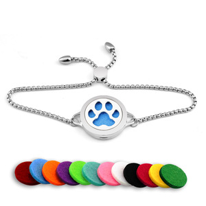 Women's Adjustable Healing Bracelet Stainless Steel Aroma Tree of Life Perfume Aromatherapy Essential Oil Diffuser Bracelet - Product Image 4
