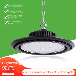 Lámpara Industrial de Alta Potencia 150W SMD2835 5000K Aluminio IP20 Garantía de 3 Años 85LM/W AC 85-265V -40-131F Temperatura Ambiente Lámpara de Techo para Almacén - Product Image 4