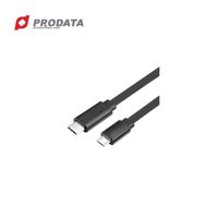 Kabel Datar Sinkronisasi & Pengisian Daya 2.0 Tipe-C ke Micro USB dengan Konduktor Aluminium dan Panjang yang Dapat Disesuaikan