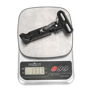 Ulip Black <b>Adjustable</b> Short Kickstand with Side Beveled Mounting Holes Electric Scooter 13.6 CM Foot Support <b>Footrest</b> Parking - Product Image 6