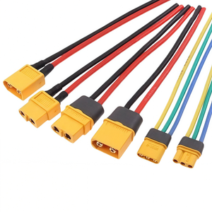 Câble de connecteur ESC pour batterie lithium haute intensité XT30 XT60 XT90H XT150 AS150, faisceau de câblage personnalisé 8/10/12/16AWG 10-100CM - Product Image 1