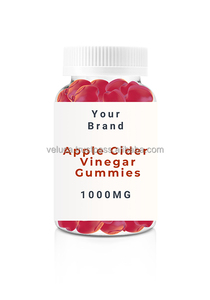 Haute qualité 1000mg sans OGM végétalien sans gluten sans lactose vinaigre de cidre de pomme en forme de pomme Gummies suppléments nutritionnels - Product Image 6