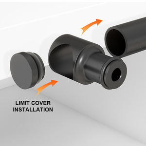 Accessori libreria in acciaio ferramenta libreria regolabile S0tep con scaffale nero esteticamente Case scala scaffali - Product Image 2