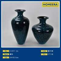 Set di decorazioni per la casa elegante vaso decorativo in vetro 24x505cm Design moderno Art déco stile europeo modello di bottiglia per il matrimonio - Product Image 1