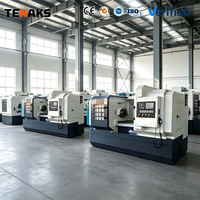 Tour CNC horizontal à lit plat haute précision à un seul brocheur TENAKS GSK économique et robuste CK6140 pour l'usinage des métaux