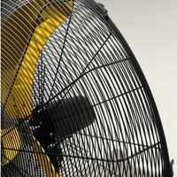 Ventilateur de pulvérisation d'eau à haut volume BLDC de 36 pouces, IP54, haute pression, robuste, mobile, pour extérieur, avec roues