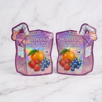 Sacs Mylar Holographiques Irréguliers Personnalisés OEM/ODM, Scellés à Chaud, Découpés sur Mesure, Résistants aux Enfants et Anti-Odeur