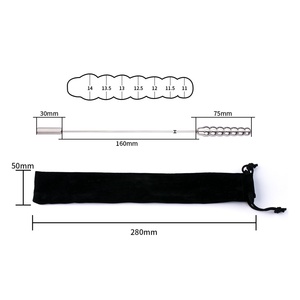 FRRK - Tapón Uretral de Acero Inoxidable con Cuentas, Juguetes Sexuales para Hombres, Retraso de la Eyaculación, Masaje de Próstata, Masturbador Masculino - Product Image 3