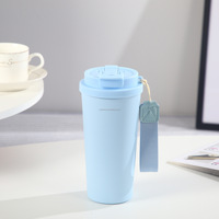 Gobelet isotherme à double paroi en acier inoxydable personnalisable avec couvercle, écologique, portable, réutilisable, pour eau, café, cadeaux