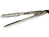 Plancha électrique extra large de 1,5 pouce avec revêtement céramique, affichage LCD de la température, peigne pour salon, usage domestique et hôtelier