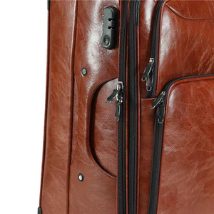Liquidation vente à la mode coque dure bagage à main chariot sac de voyage petites valises à bagages en cuir avec poche pour ordinateur portable - Product Image 4
