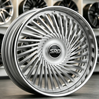 Jantes forgées sur mesure SRD, finition polie, profil profond, 18, 19, 20, 21, 22 pouces, 5x112, 5x114.3, 5x120, jantes en alliage pour berlines Rolls-Royce BMW