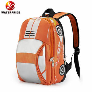 <span class=keywords><strong>Sac</strong></span> à <span class=keywords><strong>dos</strong></span> scolaire en forme <span class=keywords><strong>de</strong></span> <span class=keywords><strong>voiture</strong></span> <span class=keywords><strong>de</strong></span> <span class=keywords><strong>course</strong></span> 3D en gros pour garçons, polyester et nylon, grande capacité, fermeture éclair tendance - Product Image 4