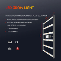 ROHE 650W Plantengroei- en bloeiapplicatie Volspectrum Aluminium Lampenbehuizing IP65 geclassificeerde LED-kweeklamp