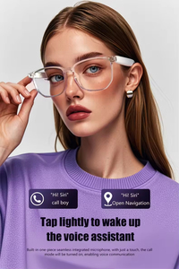 Gafas Inteligentes GS03 con Protección Anti-Luz Azul, Auriculares Inalámbricos para Música, Llamadas y Deportes, Gafas de Sol Resistentes al Agua IPX-6 y al Viento - Product Image 4