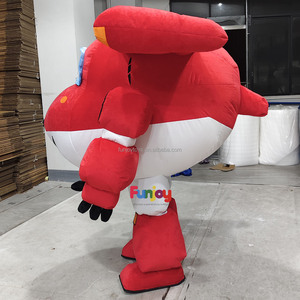 Disfraz Inflable <span class=keywords><strong>de</strong></span> Jet <span class=keywords><strong>de</strong></span> Dibujos Animados para Niños, Traje Inflable <span class=keywords><strong>de</strong></span> Avión Rojo para Adultos, Cosplay <span class=keywords><strong>de</strong></span> Halloween, Eventos <span class=keywords><strong>Infantiles</strong></span> - Product Image 4
