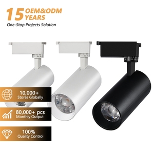 <span class=keywords><strong>ไฟ</strong></span>สปอตไลท์ติดรางสำหรับโครงการก่อสร้างโรงแรม 10W 20W 30W 40W 50W COB Led Track Light - Product Image 1