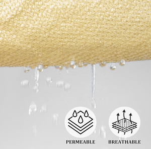 HDPE Chất liệu 3*3*3m <span class=keywords><strong>Sun</strong></span> <span class=keywords><strong>Shade</strong></span> buồm vải UV bảo vệ tam giác hoặc Quảng trường <span class=keywords><strong>Shade</strong></span> Sails & nets - Product Image 5