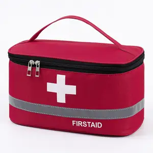 YIWU QIYE kit d'urgence extérieur grande capacité portable outils de médicaments ménagers kit médical étudiant kit médical d'urgence